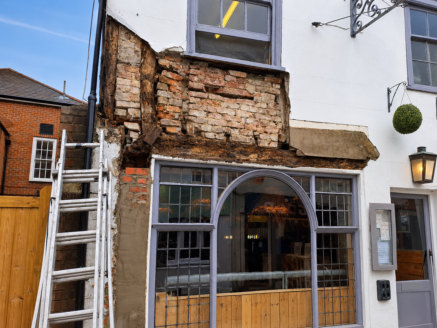 Structural rebuild stage of a tired property