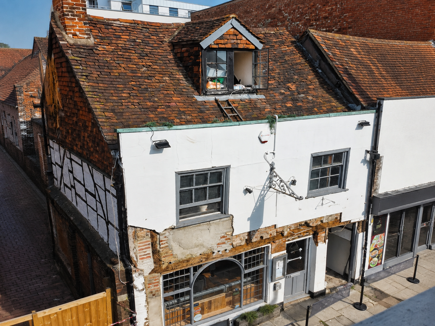 Restored heritage building frontage