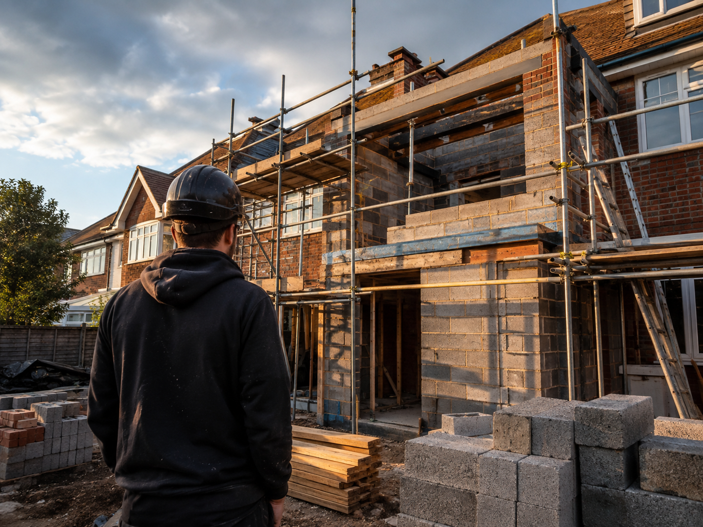 A Gae Construction building site in Surrey
